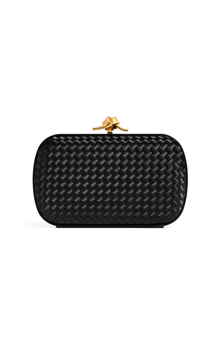 Knot Intrecciato Satin Clutch | Moda Operandi (Global)