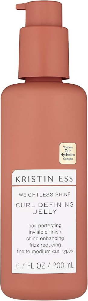 Kristin Ess Weightless Shine Curl Defining Jelly with Glycolic Acid - For Curly Hair, Frizz Contr... | Amazon (US)