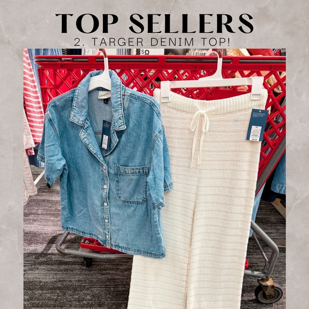 Weekly best sellers! Target chambray top!

#LTKgrwm #LTKmomlife #LTKootd