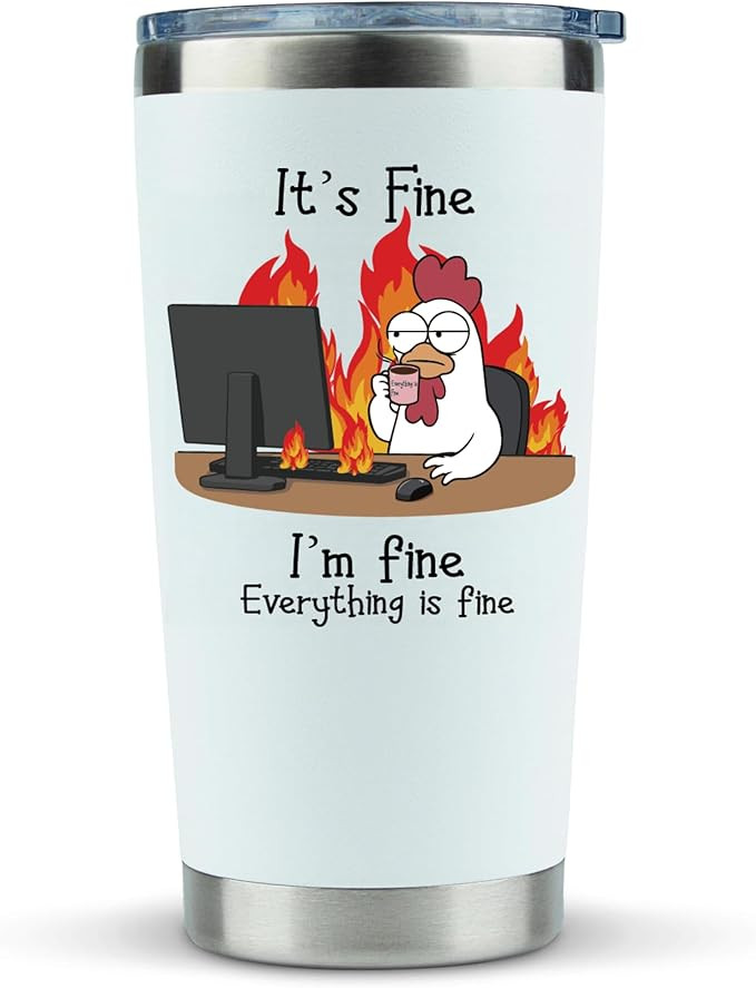 White Elephant Gifts for Adults- 20 Oz Insulated Tumbler, Funny Office Christmas Gag Gift for Bos... | Amazon (US)