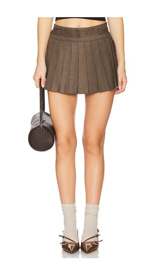 ASTR the Label Hina Skort in Brown. - size M | Revolve Clothing (Global)