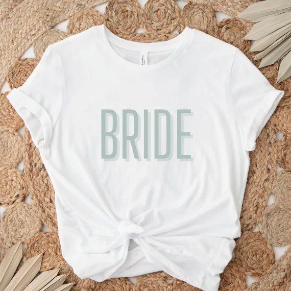 Bride Tee Bachelorette Party Shirts Beach Bride Tee 30a | Etsy | Etsy (US)