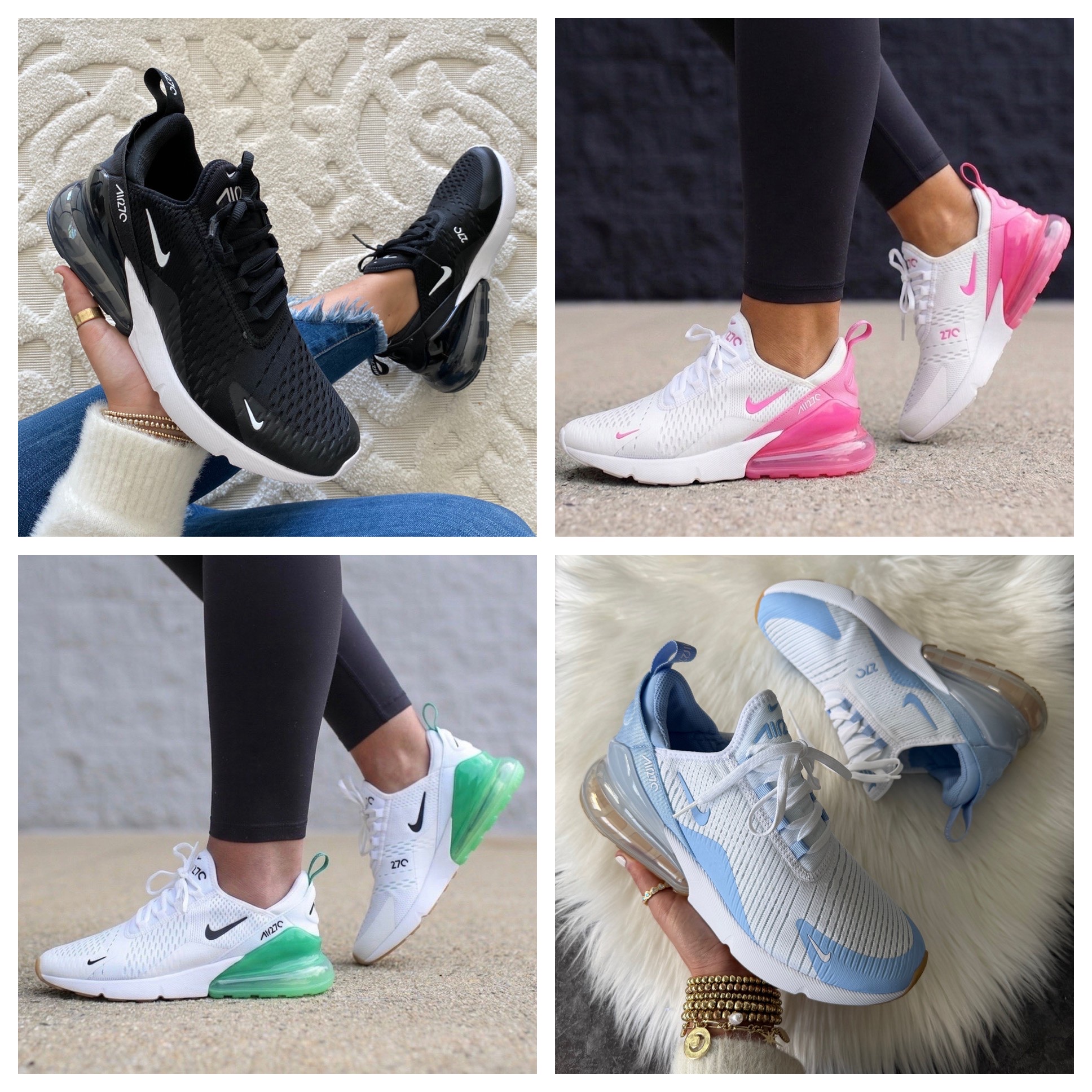 SALE ALERT 🚨 Get an extra 20% off already sale prices with code SUMMER on one of my favorite Nike styles since 2019 🤍. The Nike Air Max 270s are so comfortable for everyday wear and they run true to size.