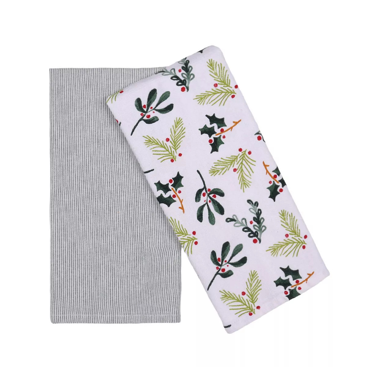 St. Nicholas Square® 2-Pack Botanical Sprig Yarn Dye Towel Set | Kohl's