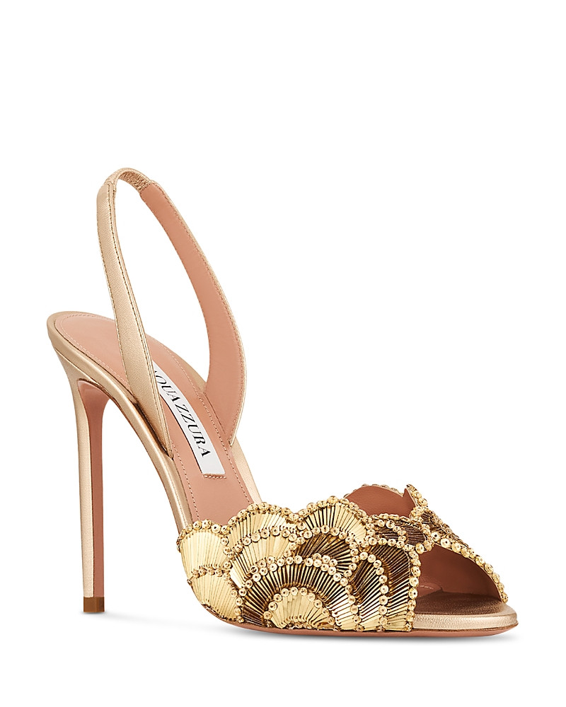 Aquazzura Women's Soir 105 Sandals | Bloomingdale's Shoes | Bloomingdale's (US)