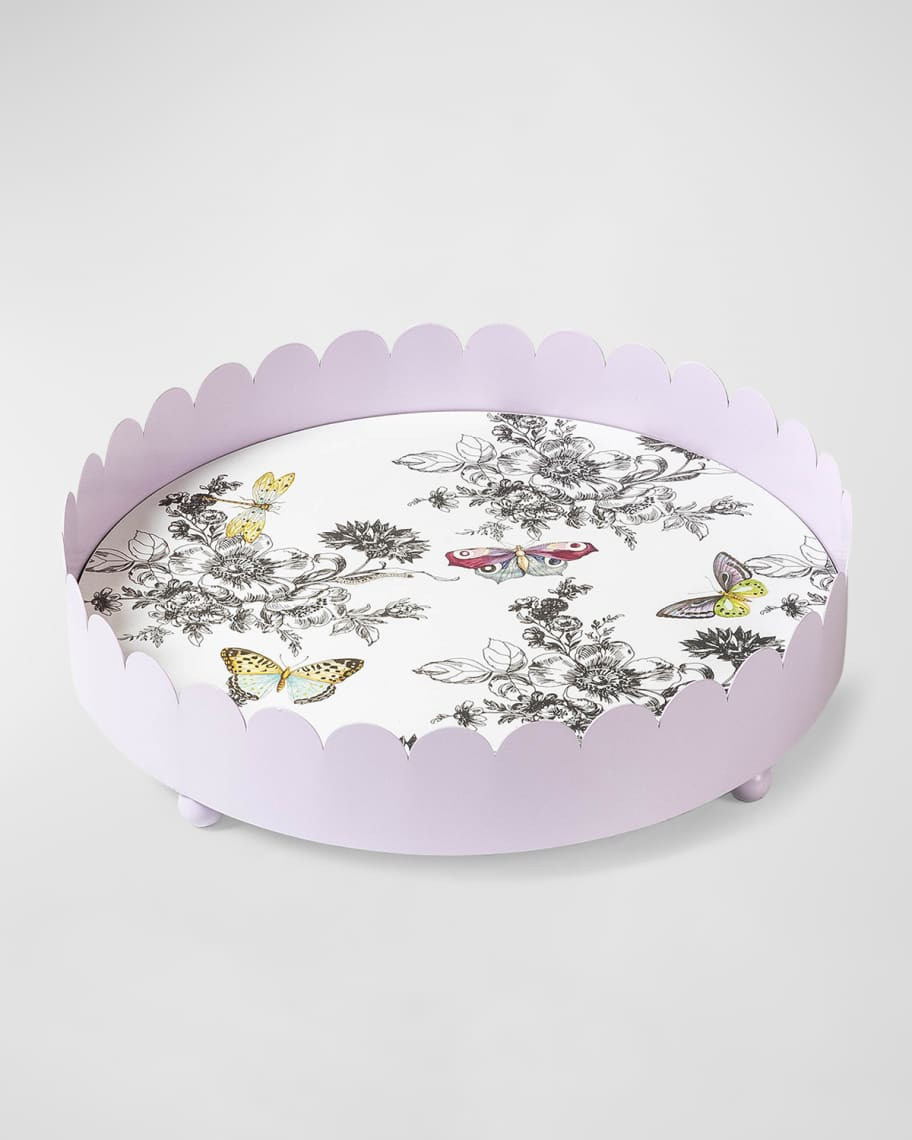 MacKenzie-Childs Butterfly Toile Tray | Neiman Marcus