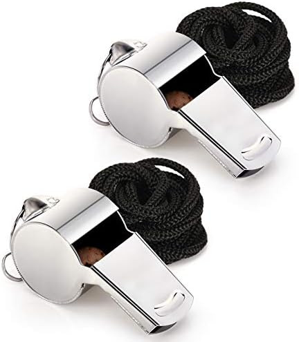Fya Whistle, Stainless Steel Super Loud Sports Whistle with Lanyard, Perfect for Referees, Coaches,  | Amazon (US)