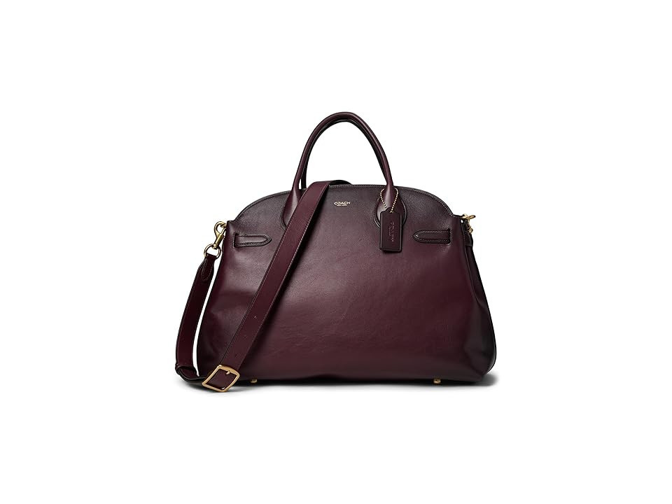 COACH Soft Empire Carryall Bag 40 Women's Handbags Merlot, Leather | Zappos