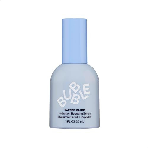 Bubble Skincare Water Slide Hyaluronic Acid Serum - Hydrating Face Serum for Skin Barrier Repair - Helps Reduce Signs of Redness & Revitalizes Dryness - Suitable for All Skin Types (30ml) | Amazon (US)