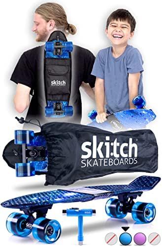 Amazon.com : SKITCH Complete Skateboards Gift Set for Beginners Boys Girls and Kids of All Ages w... | Amazon (US)