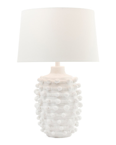 29in Organic Textured Ball Lamp | TJ Maxx