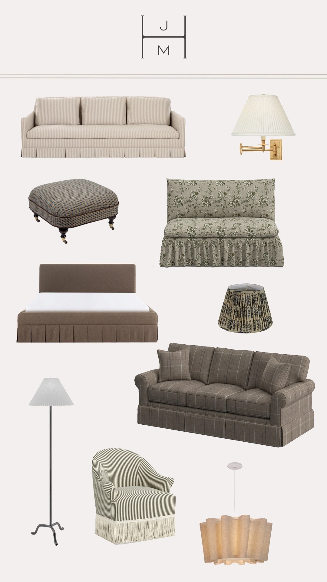 As we move further into 2026, I’m excited to expand my design palette with @wayfair with pieces that feel layered, expressive, and full of character—think pleated details, classic stripes, bold furniture, and fearless print mixing. Head to my blog to see more!  #Wayfair #Ad #WayfairPartner