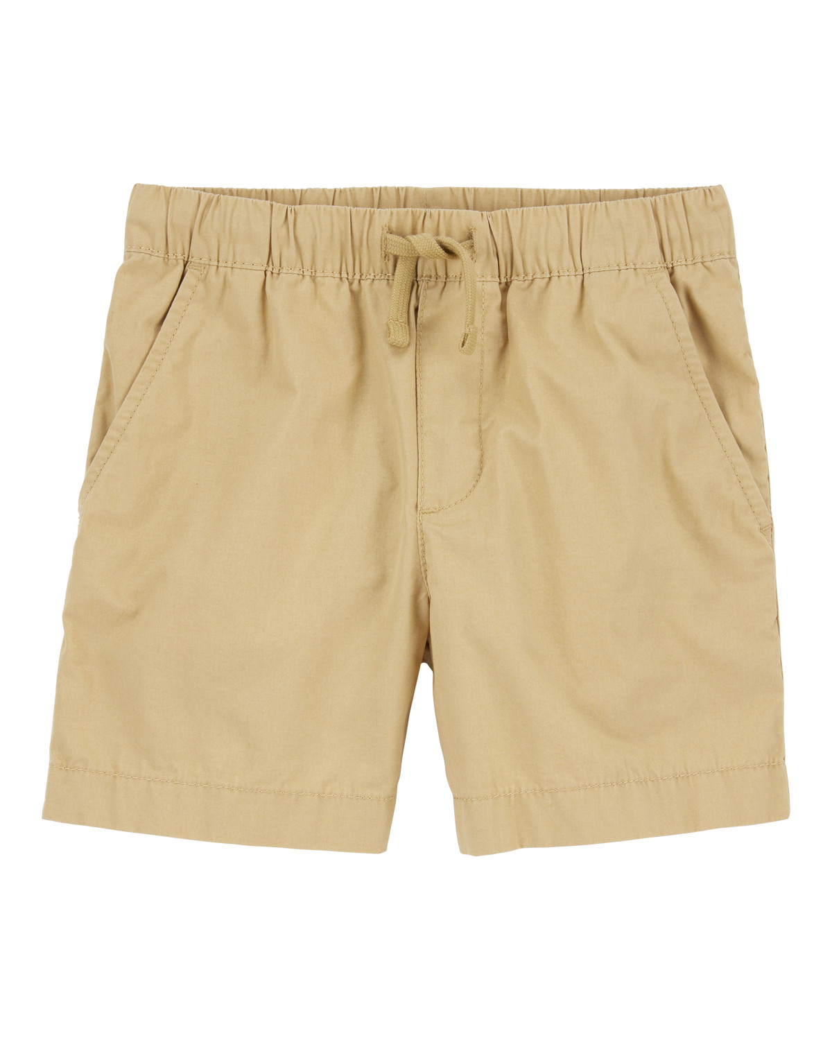 Boys Pull-On Poplin Shorts - Khaki - Carter's | Carter's | Carter's Inc