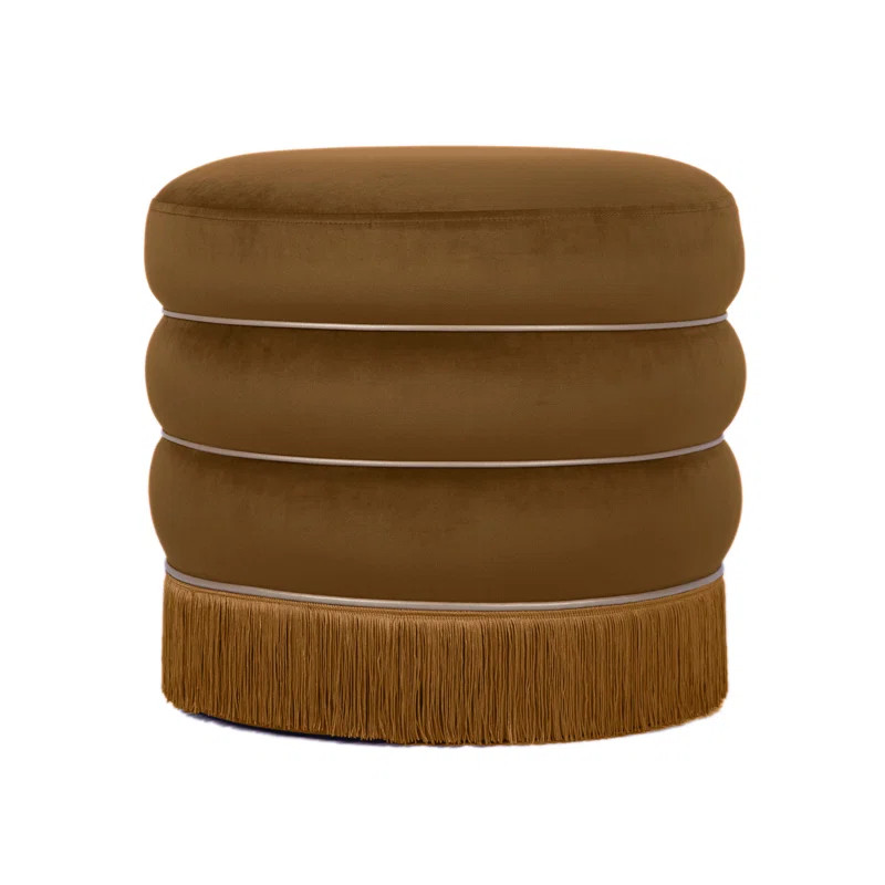 Jerrol Velvet Ottoman | Wayfair North America