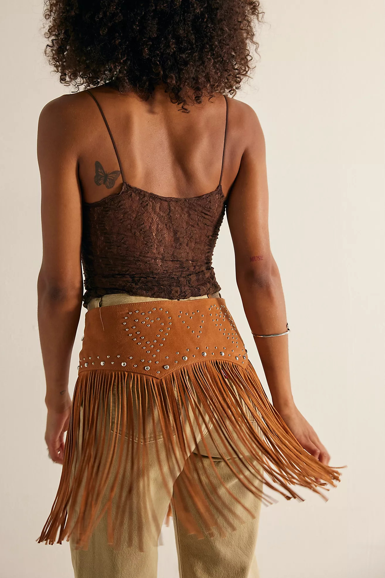 Understated Leather Heart Em Skirt Belt | Free People (Global - UK&FR Excluded)