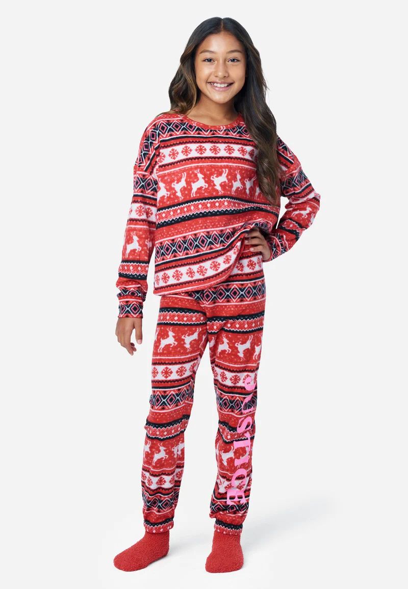 Graphic & Patterned Packaged Pajama Set | Justice