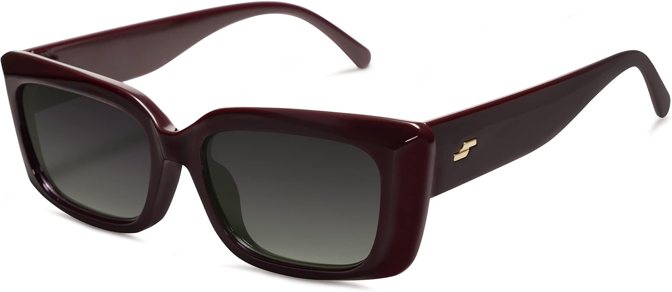 SOJOS Trendy Rectangular Sunglasses Womens Retro Small Shades Sunnies Gafas de sole Chunky Angula... | Amazon (US)