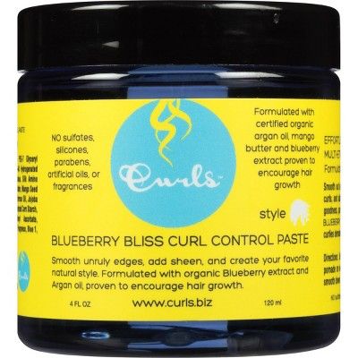 Curls Blueberry Bliss Curl Control Paste - 4 fl oz | Target
