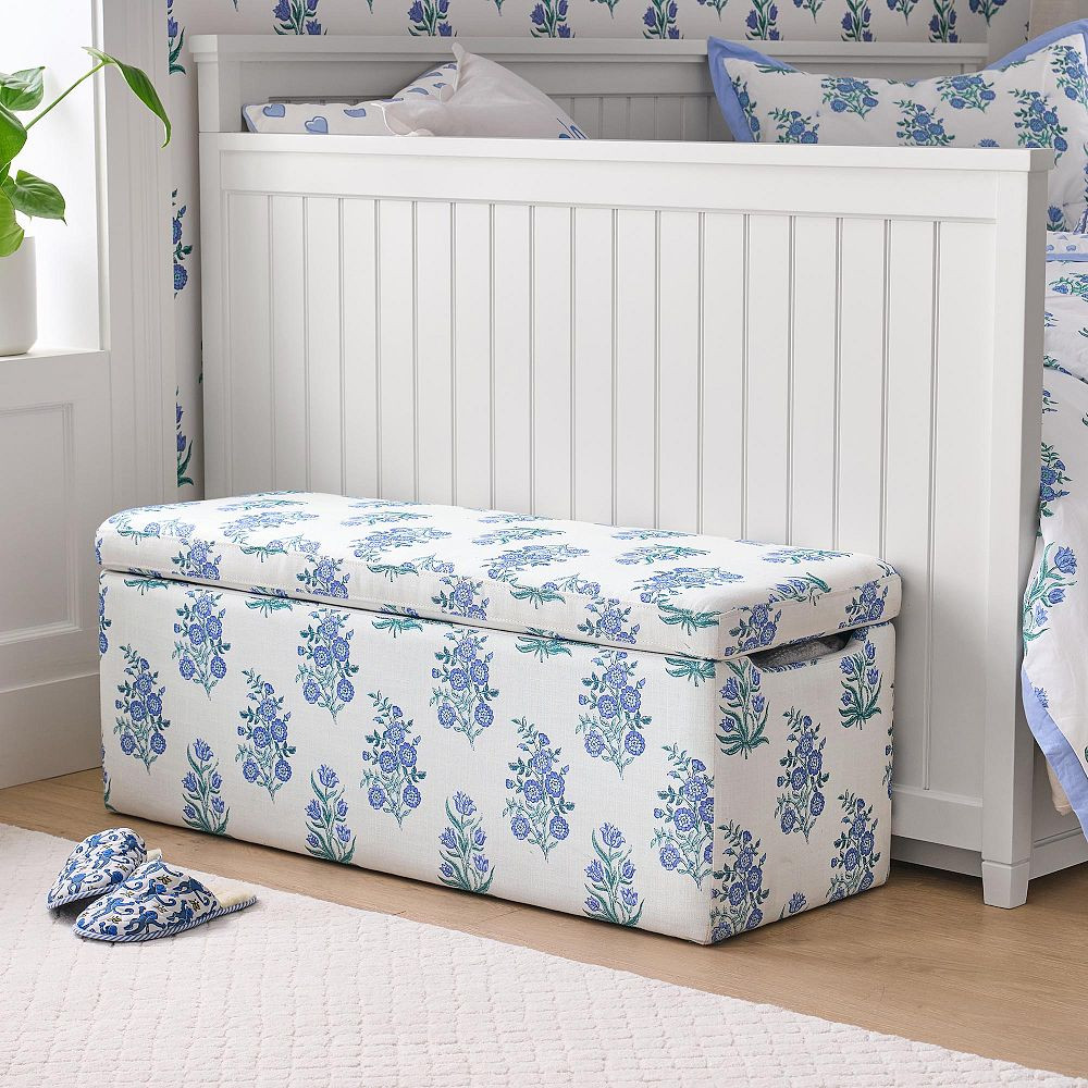 Roller Rabbit Storage Bench (42.5") | Pottery Barn Teen