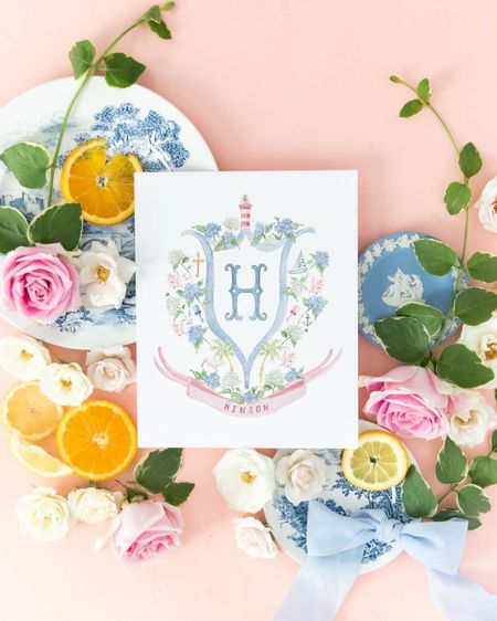 Our personalized watercolor crest from Simply Jessica Marie! I had so much fun working with on this and couldn’t be happier with the way it turned out! Great wedding gift, baby gift, store or business gift; family gift, so much more! The options are endless! 

#LTKfamily #LTKGiftGuide #LTKhome