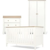 Mamas & Papas Wedmore 3 Piece Cotbed Range with Dresser and Wardrobe - White, White | Marks & Spencer (UK)