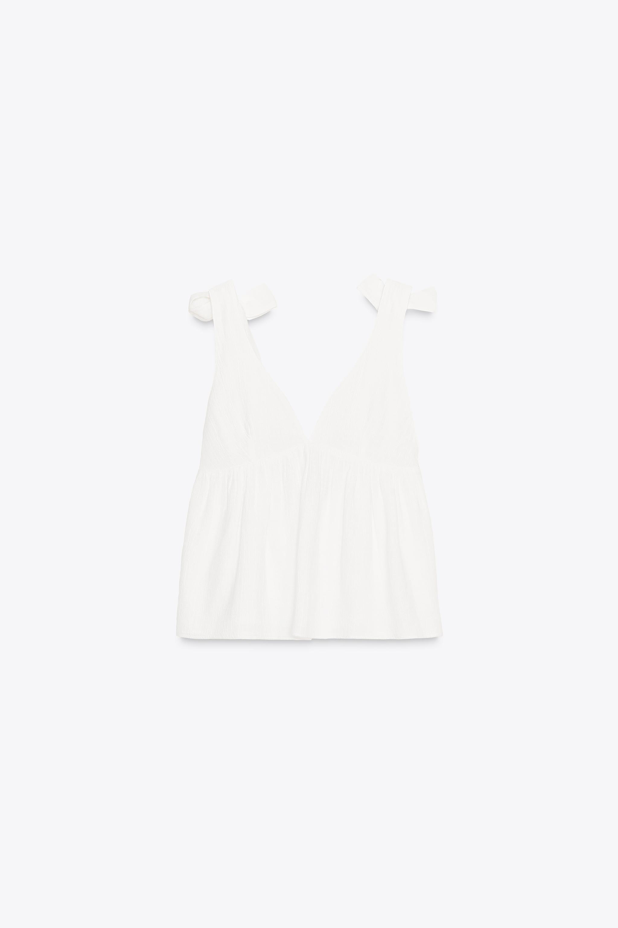 TOP WITH BOWS | Zara UK