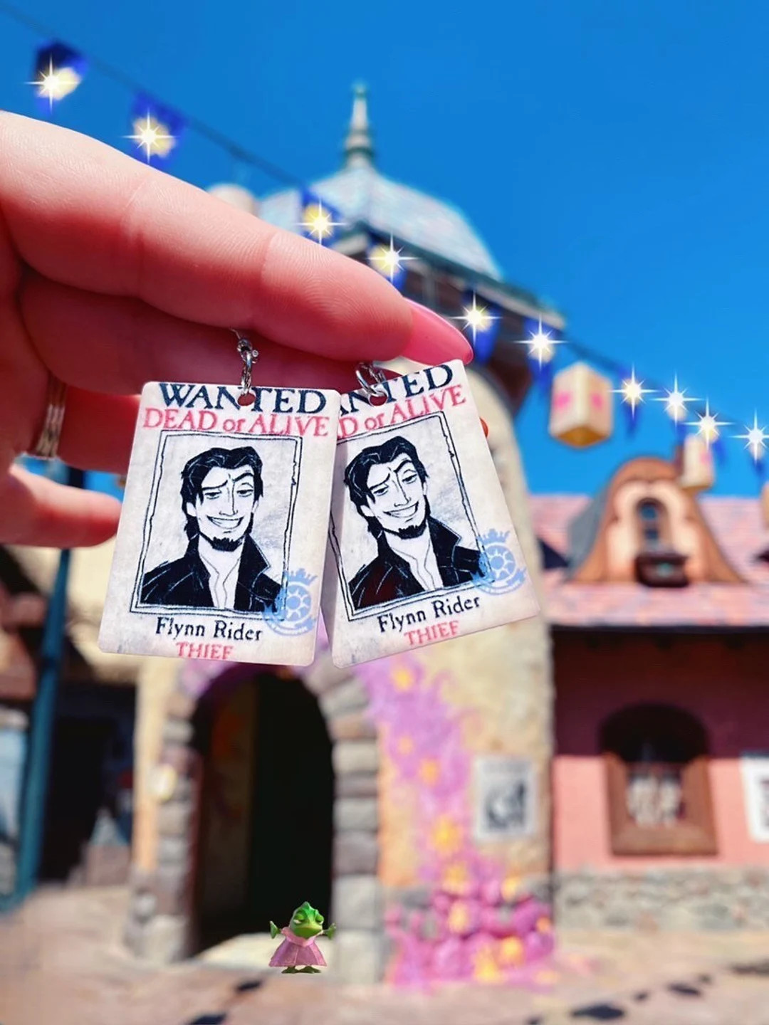Disney Inspired Flynn Rider Wanted Poster Earrings - Etsy | Etsy (US)