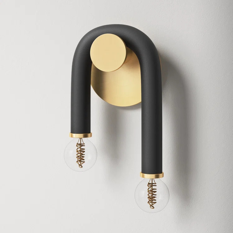Jeremy Steel Armed Sconce | Wayfair North America