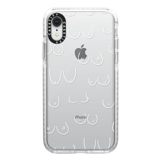 CASETiFY iPhone XR Case - Boobies by Black Lamb Studio | Casetify
