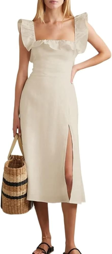 Yazinie Dresses for Women 2024, Summer Dresses for Women 2024 Wedding Guest Dresses for Women Mid... | Amazon (US)