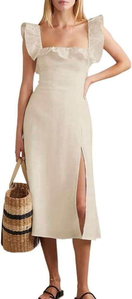 Yazinie Dresses for Women 2024, Summer Dresses for Women 2024 Wedding Guest Dresses for Women Mid... | Amazon (US)