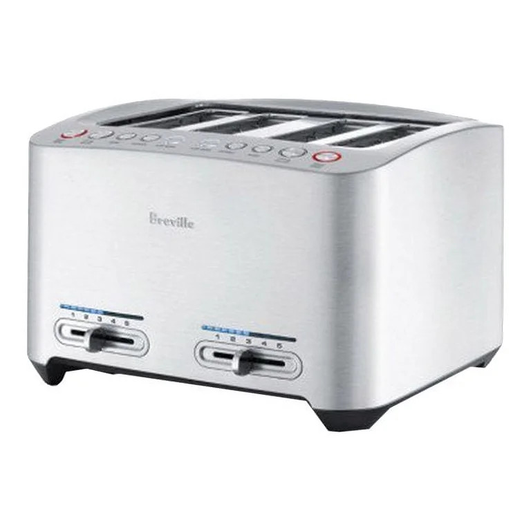 Breville BTA840XL Die-Cast 4-Slice Smart Toaster - Walmart.com | Walmart (US)