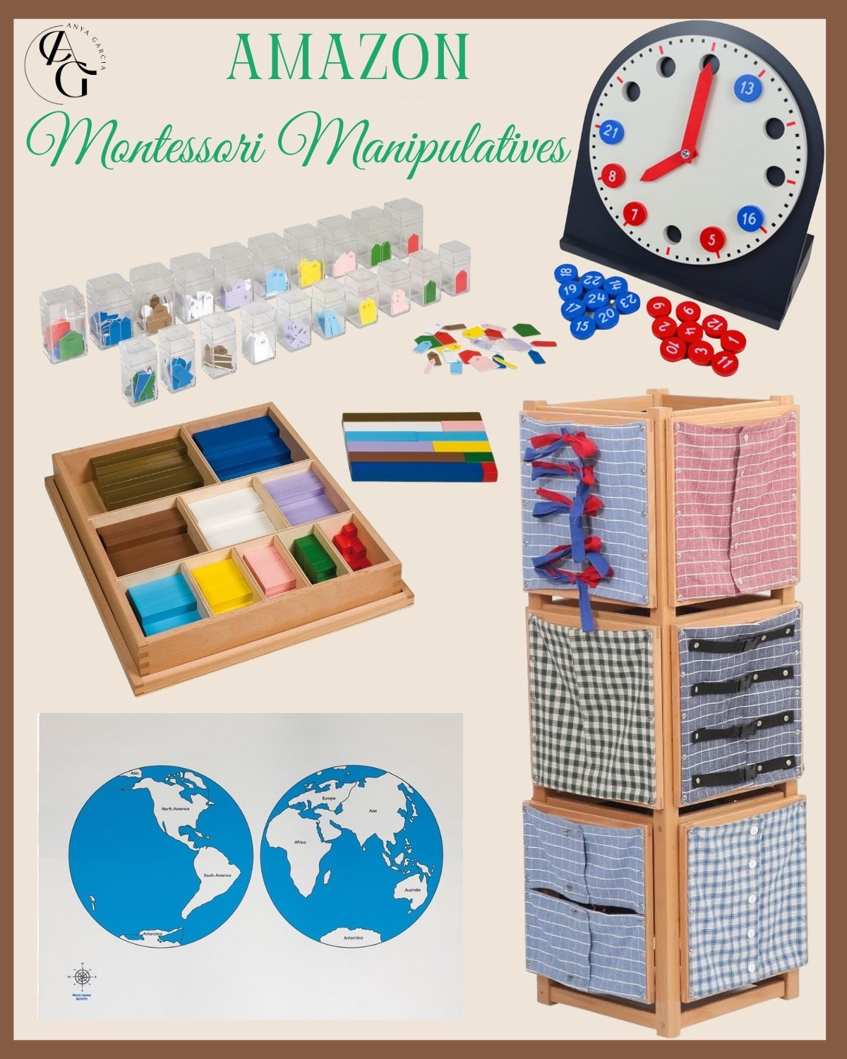 Amazon ~ Montessori Manipulative’s 

#LTKHome #LTKmorningroutine #LTKKids