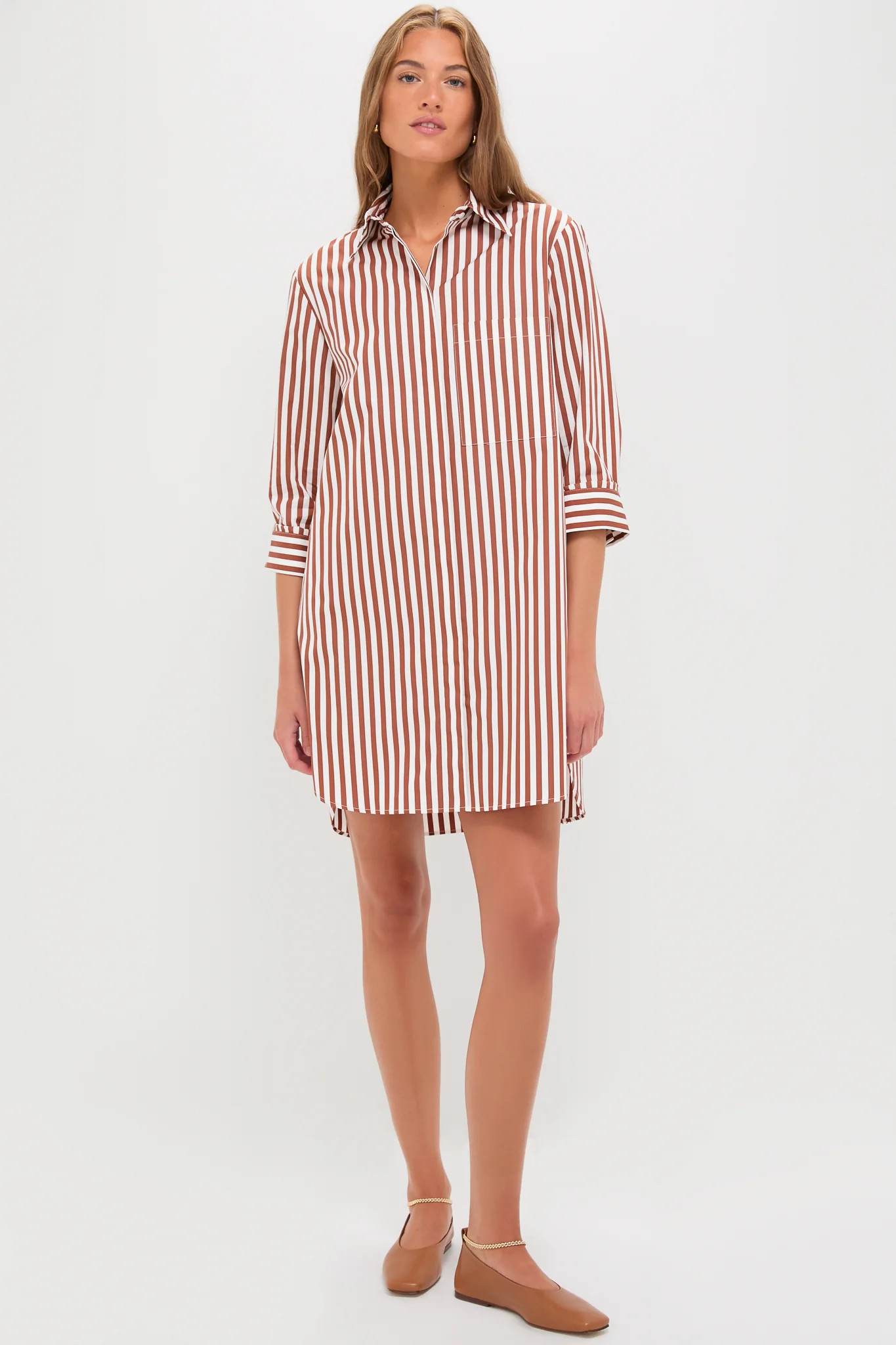 Ivory and Cognac Morning After Dress | Tuckernuck (US)