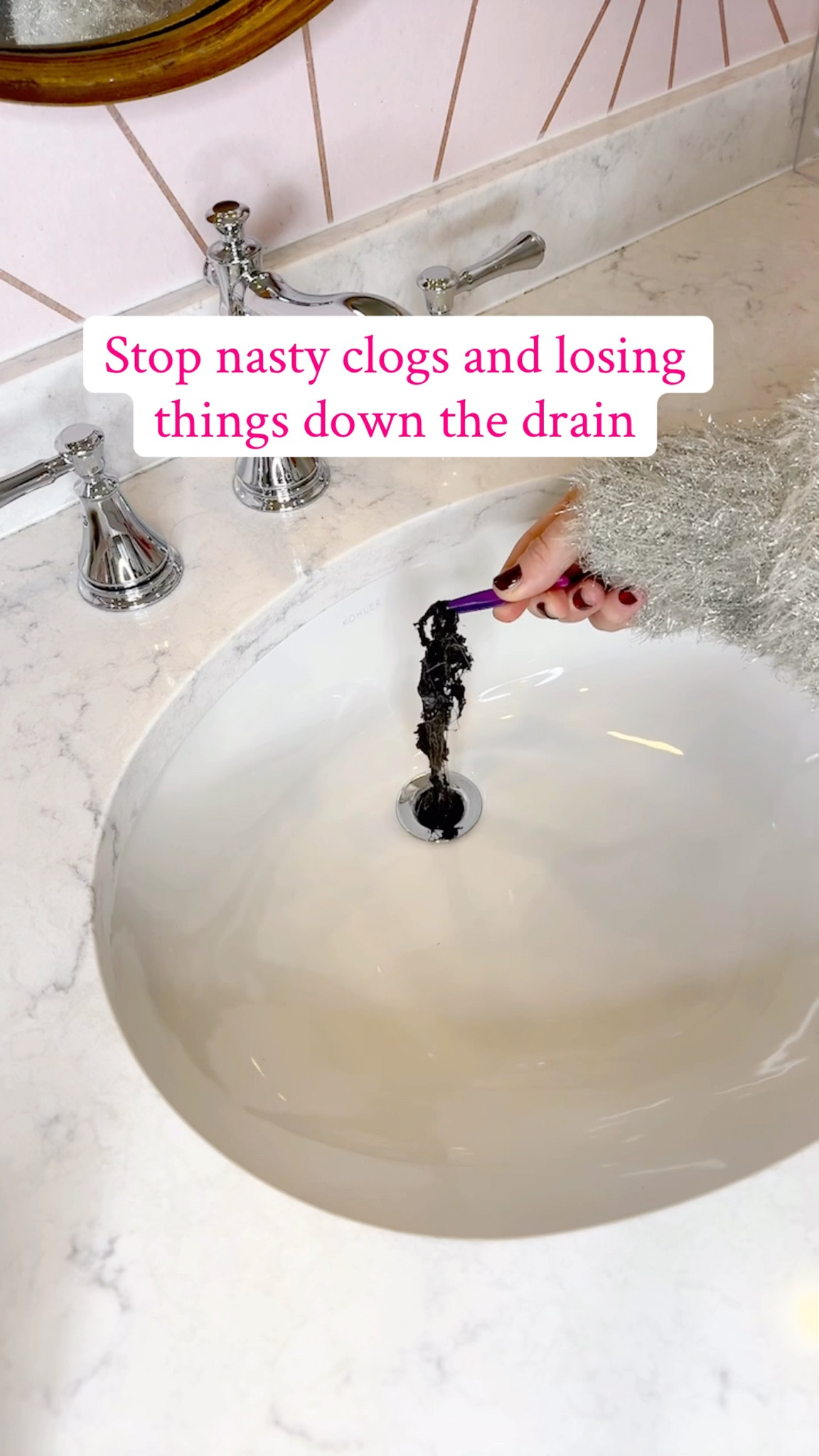 Prevent clogs and cat h items from falling down the drain with these sink stoppers! 

#LTKHome