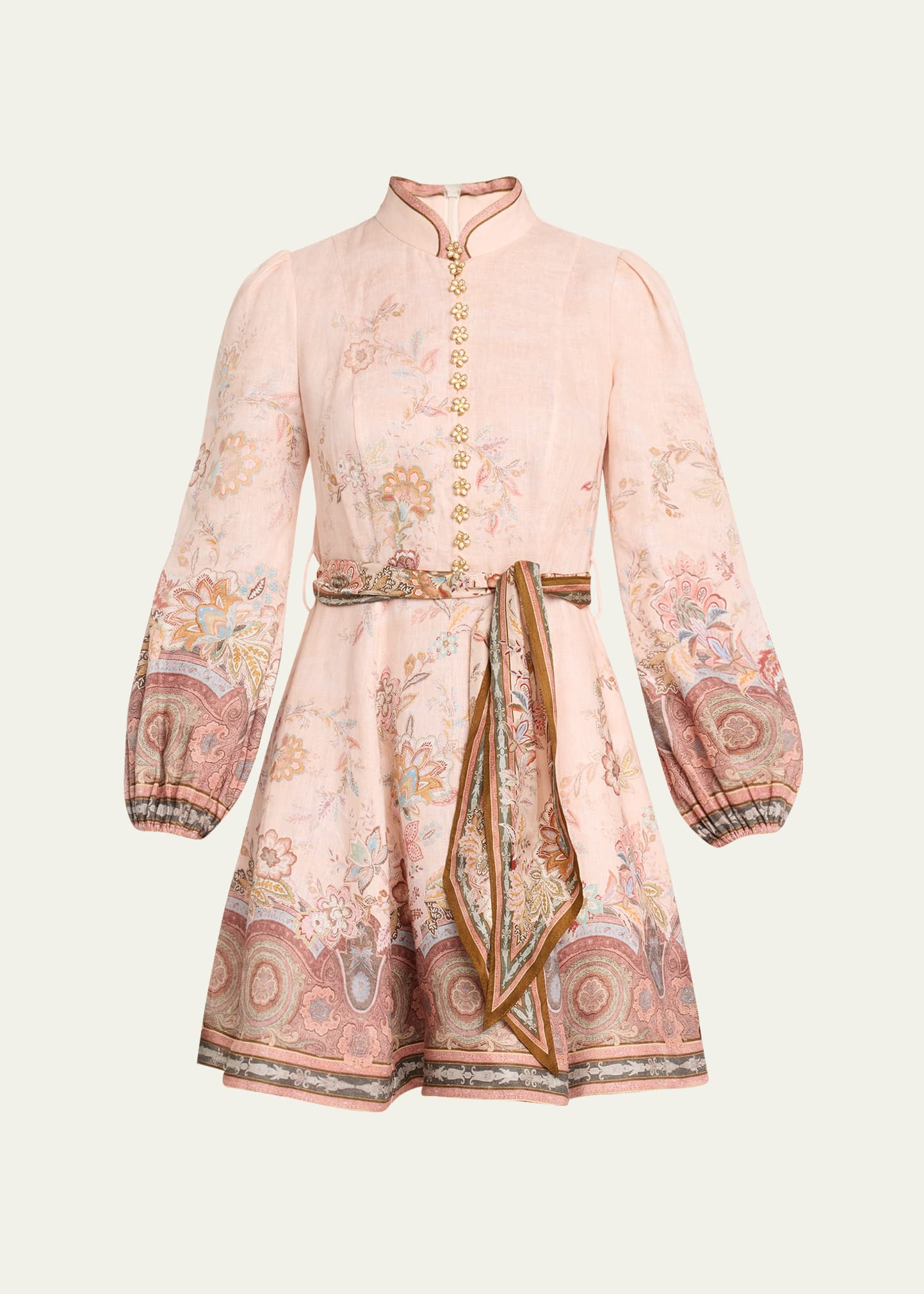 Zimmermann Alchemy Button Mini Dress | Bergdorf Goodman