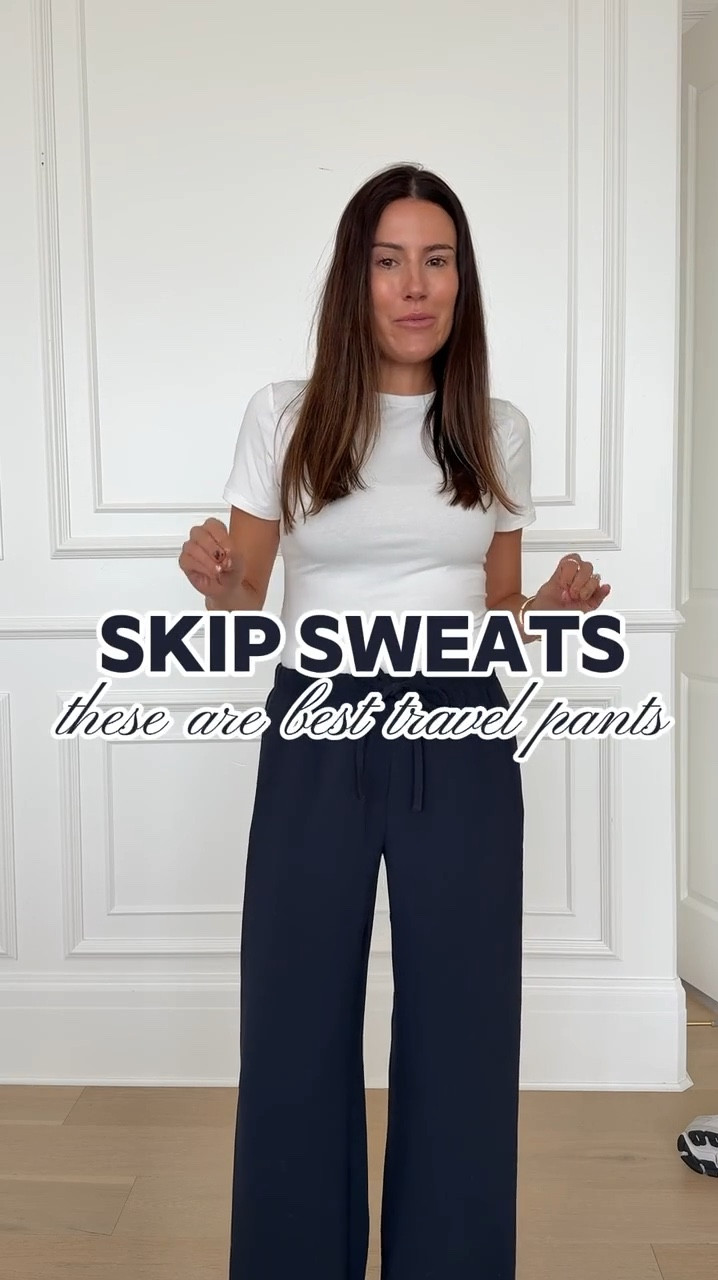 The best travel pants! @Aritzia 

I’m wearing size small (5’7”)

Travel outfit, airplane outfit, airport outfit, aritzia pants 

#LTKTravel #LTKOver40 #LTKootd