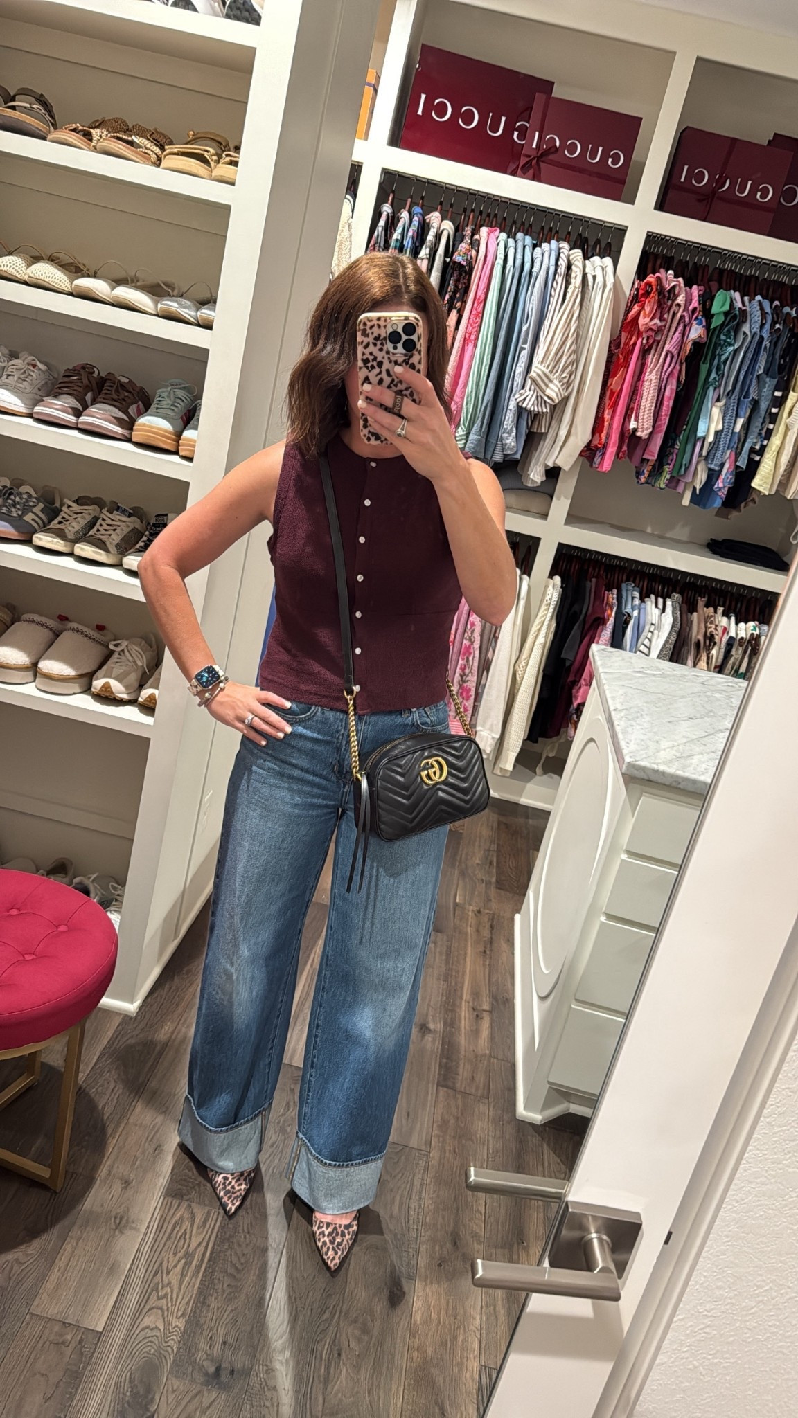 Early fall style 🍂 
Use code Longweekend to save 30% off my jeans! And my leopard heels are currently under $25. 

#LTKSeasonal #LTKOver40 #LTKxMadewell