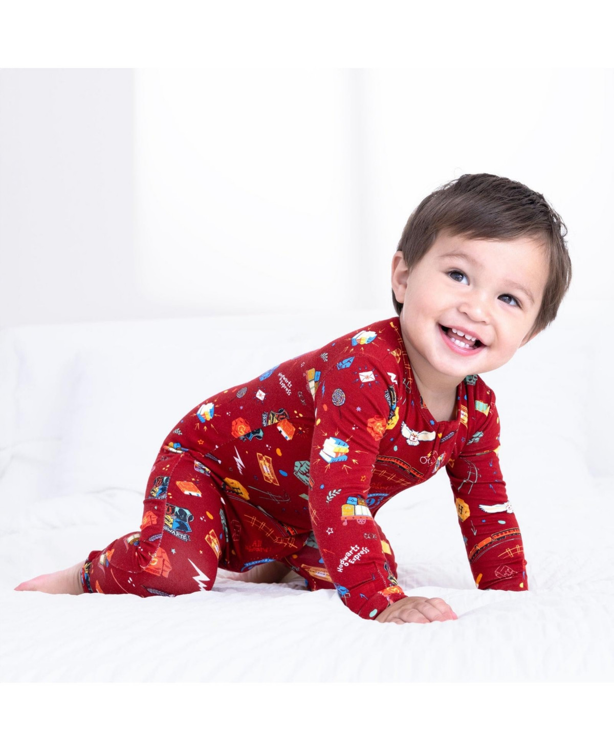 Bellabu Bear Baby Boys or Baby Girls Hogwarts Express Convertible Footie - Hogwarts express | Macy's