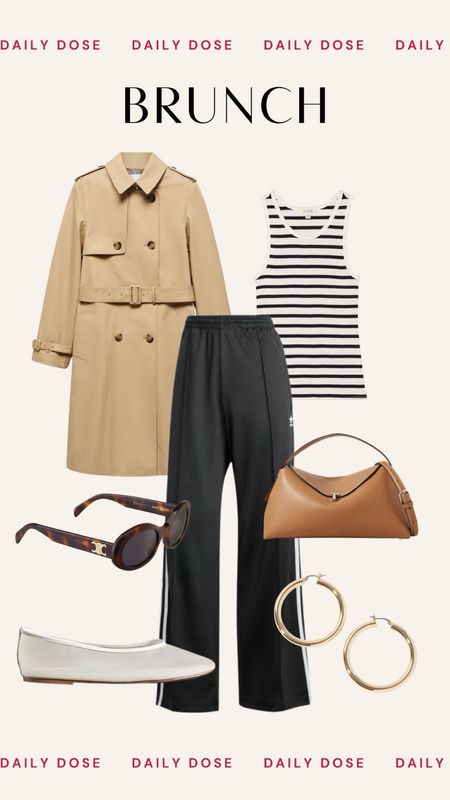 These track pants are so versatile, they add that cool vibe effortlessly! Here is some styling info for brunch! 
Pants for TTS but are a looser fit! 

Code: LUCY20 for Mayson
Code: LUCY10 for Miranda Frye 


Brunch, style, adidas, track pants, trench coat 




#LTKstyletip #LTKover40 #LTKSeasonal
