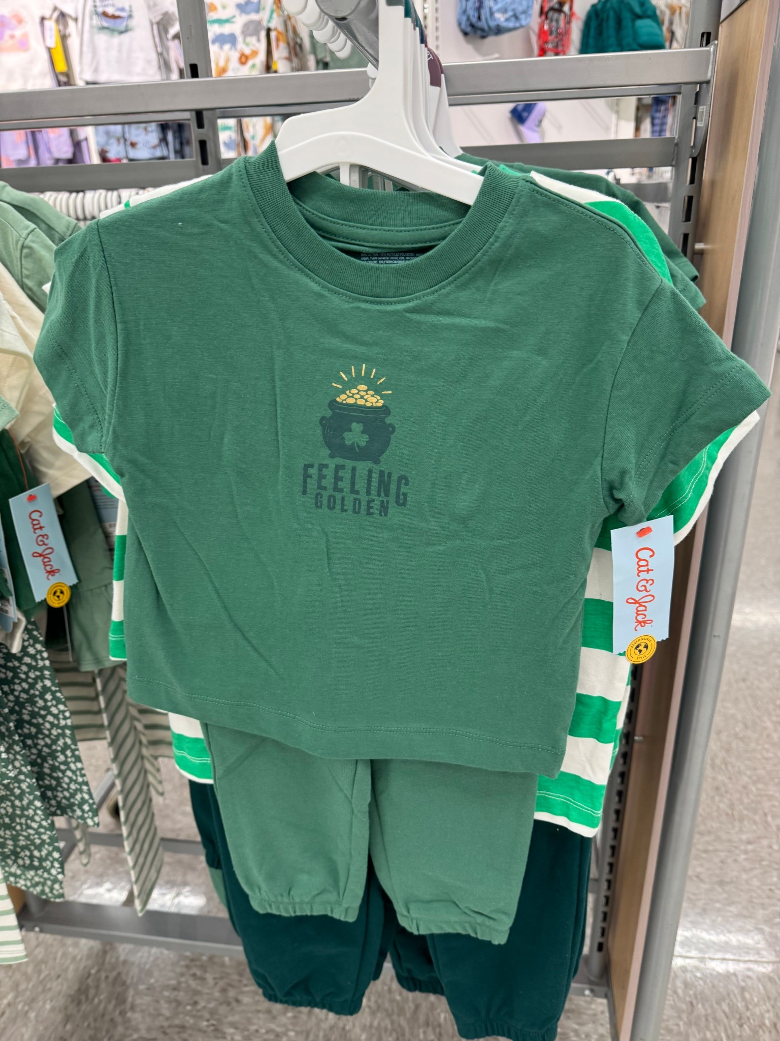 Feeling lucky finding this cute toddler St. Patrick’s Day matching set from @Target ☘️💚 Such a fun and festive option if you’re looking for St. Patrick’s Day outfits for toddlers, toddler boy holiday outfits, or cute Target kids finds.

Linking this set plus a few other cute St. Patrick’s Day outfit options for toddlers in case your little one needs something festive for the holiday! ☘️

#stpatricksdayoutfit #toddlerboyoutfits #targetkids #toddlerstyle #holidayoutfitsforkids #toddlerfashion #targetfinds #springtoddleroutfits #stpatricksdaykids #momfinds

#LTKKids #LTKSpringSale #LTKSeasonal