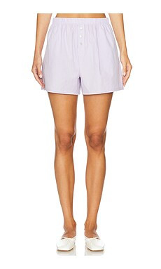 DONNI. Sandwash Boxer Short in Lilac from Revolve.com | Revolve Clothing (Global)