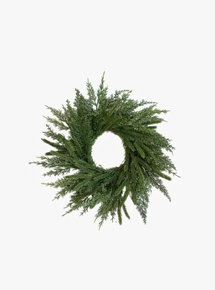 12" Norfolk & Cypress Mixed Wreath | Amazon (US)