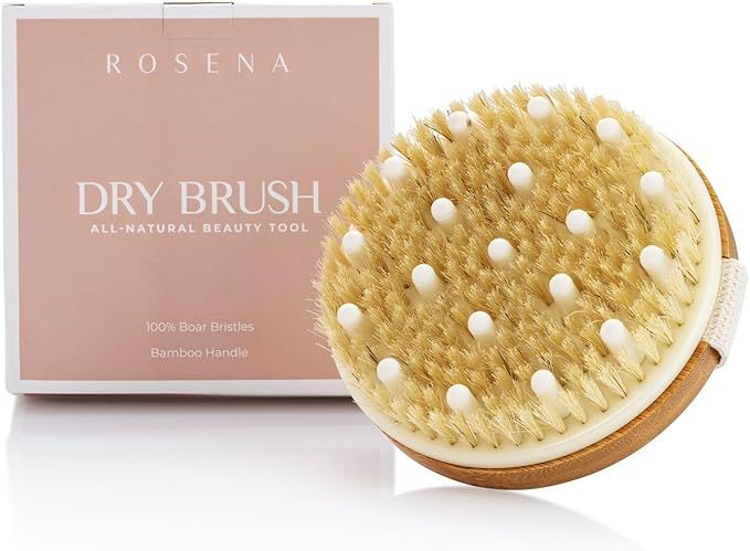 Dry Brushing Body Brush - Best for Exfoliating Dry Skin, Lymphatic Drainage and Cellulite Treatme... | Amazon (US)