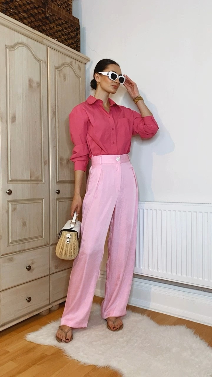 Ladies pink trousers sale