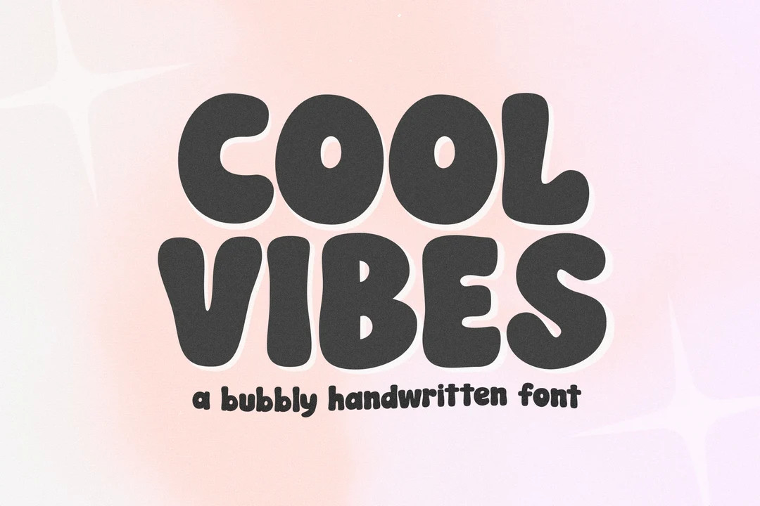 Cool Vibes Retro Font - Groovy Font, Modern Font, Hippie Font, Cricut Fonts, Procreate Fonts, Fon... | Etsy (US)