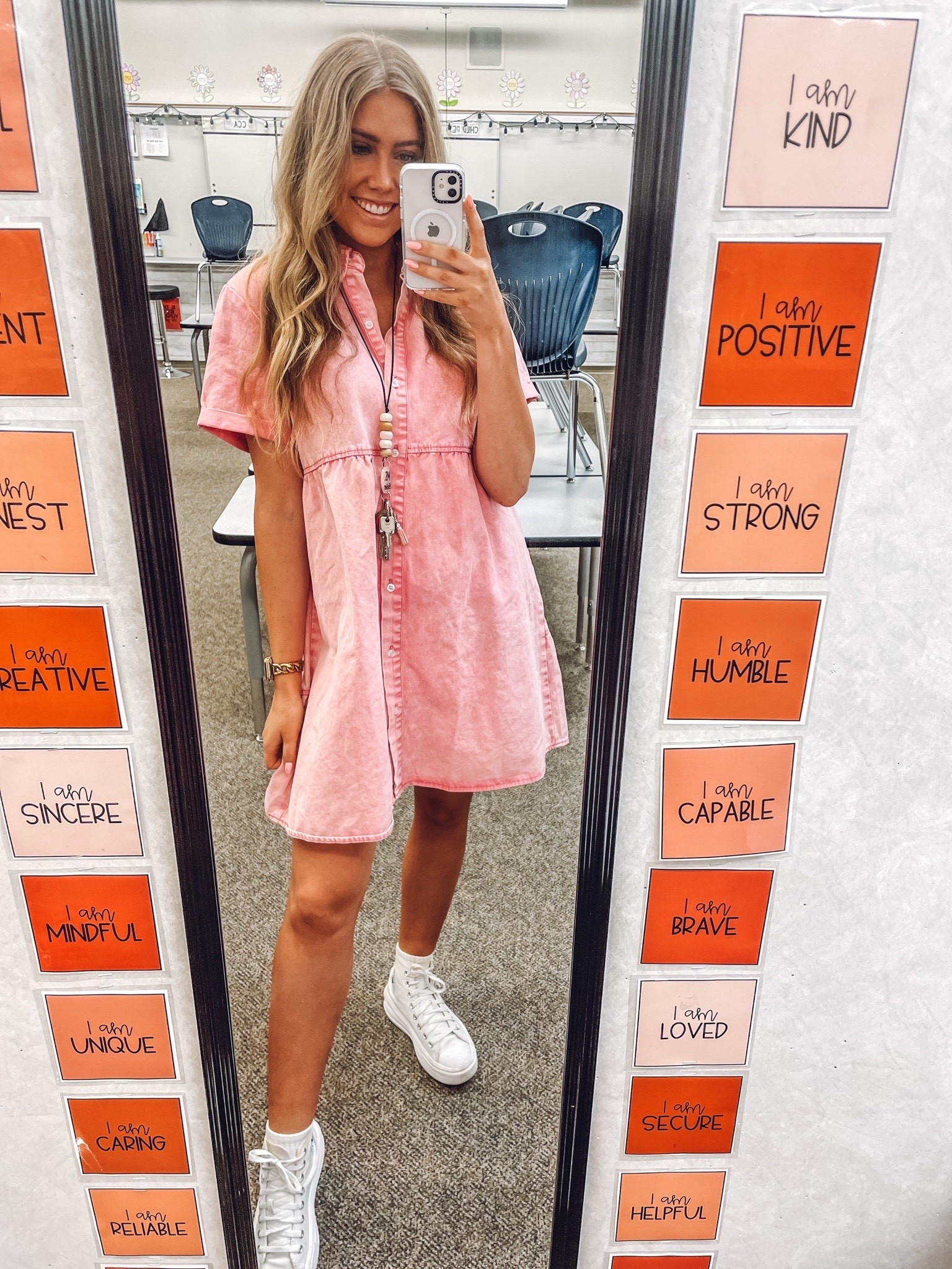 Valentine’s Day Teacher Outfit idea! Love this pink denim dress!

Dress: wearing usual M
White converse: true to size and comfortable for wearing all day!

Valentines Day outfit | pink dress | teacher outfit | teacher fashion 


#LTKFindsUnder100 #LTKSeasonal #LTKWorkwear