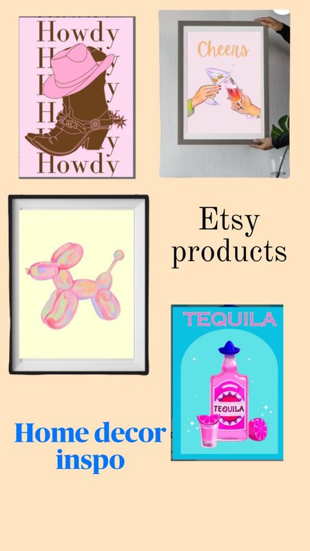 Cute home decor products on Etsy !! 
*cheap and affordable 
*perfect for college apartments/ room 

#LTKFind #LTKhome #LTKunder50