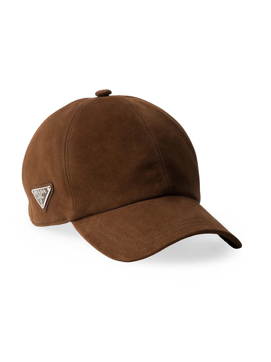 Men's Suede Baseball Cap - Brown - Size XS | Saks Fifth Avenue