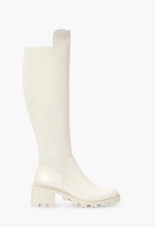 Ayden Chunky Block Heeled Boot | JustFab